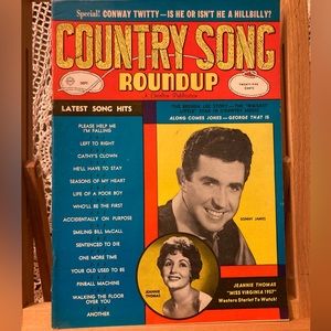 Country Song Roundup- No. 68, September 1960 - Photos, Features, Sonny James